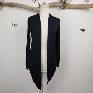 Ethos black wrap front thin cardigan